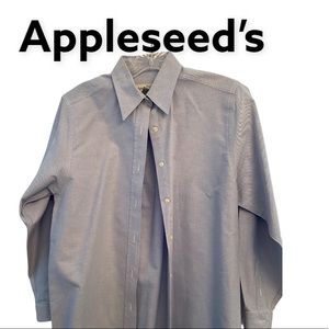 Appleseed’s Long Sleeve Blue  Button up Shirt  SP